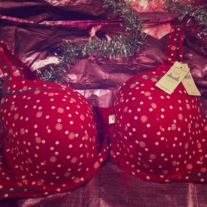 Cacique Christmas Bra 44b